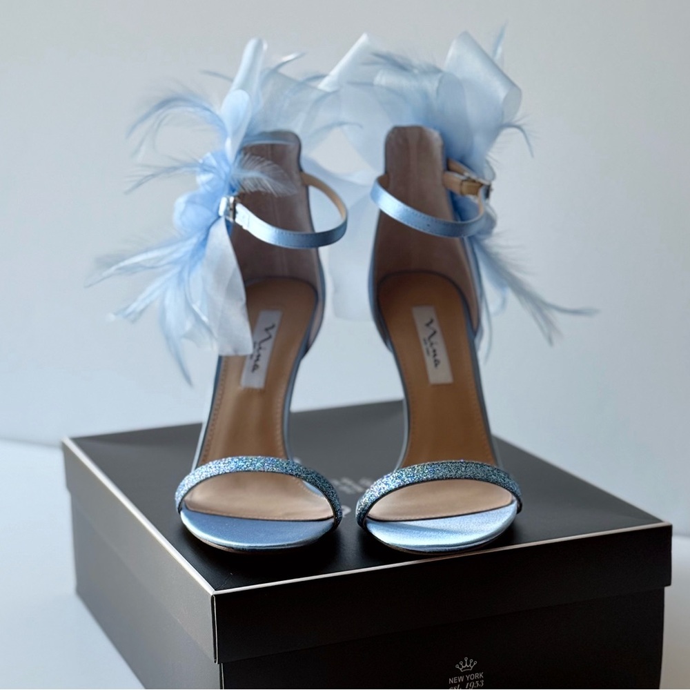 Stiletto Heels - powder blue. - Picture 3 of 3